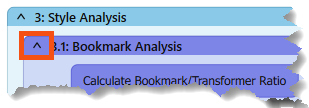 Collapsing bookmarks